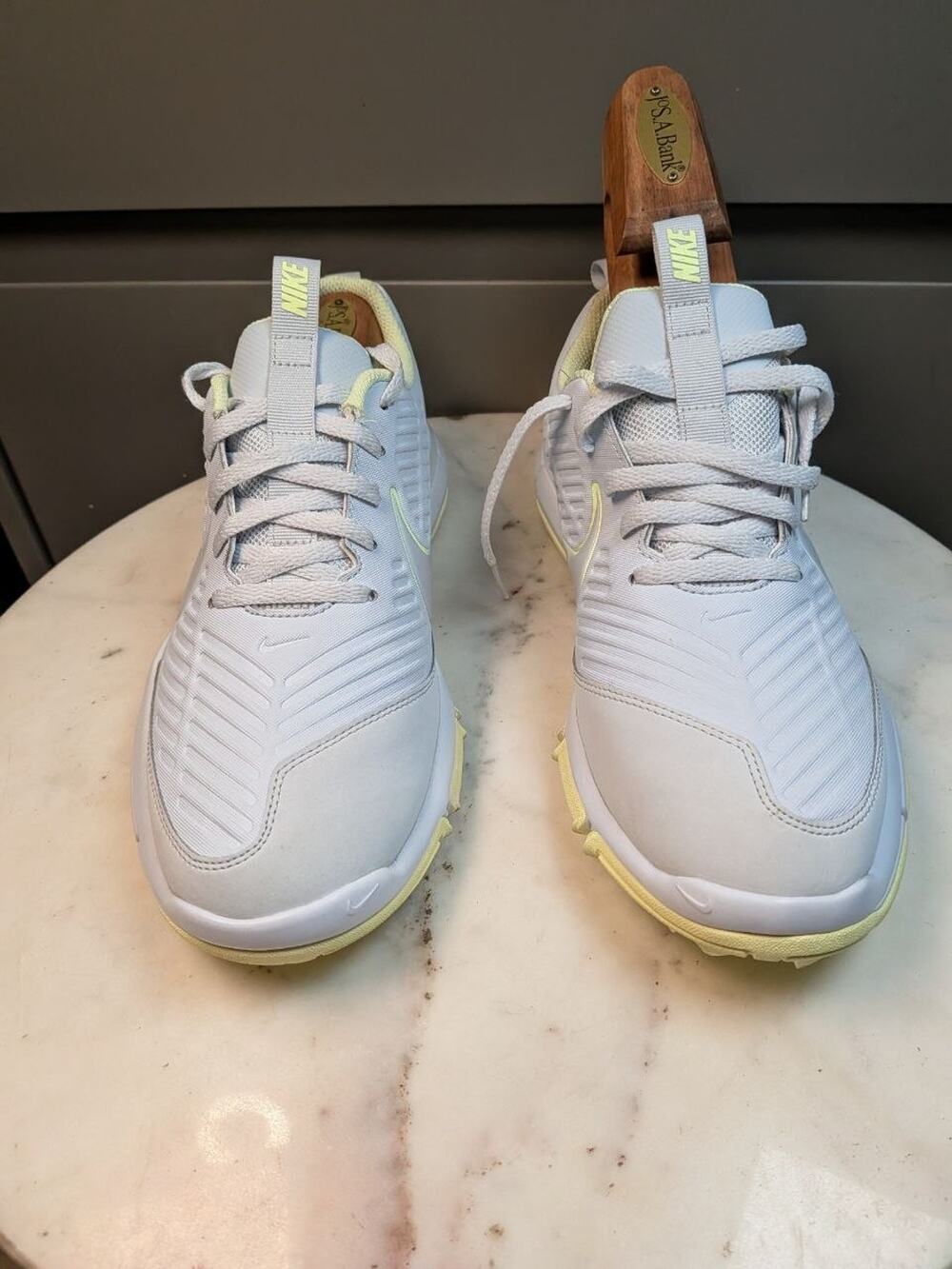 Nike Explorer 2 Womens 9.5 Golf Shoes White Volt Spikeless Athletic